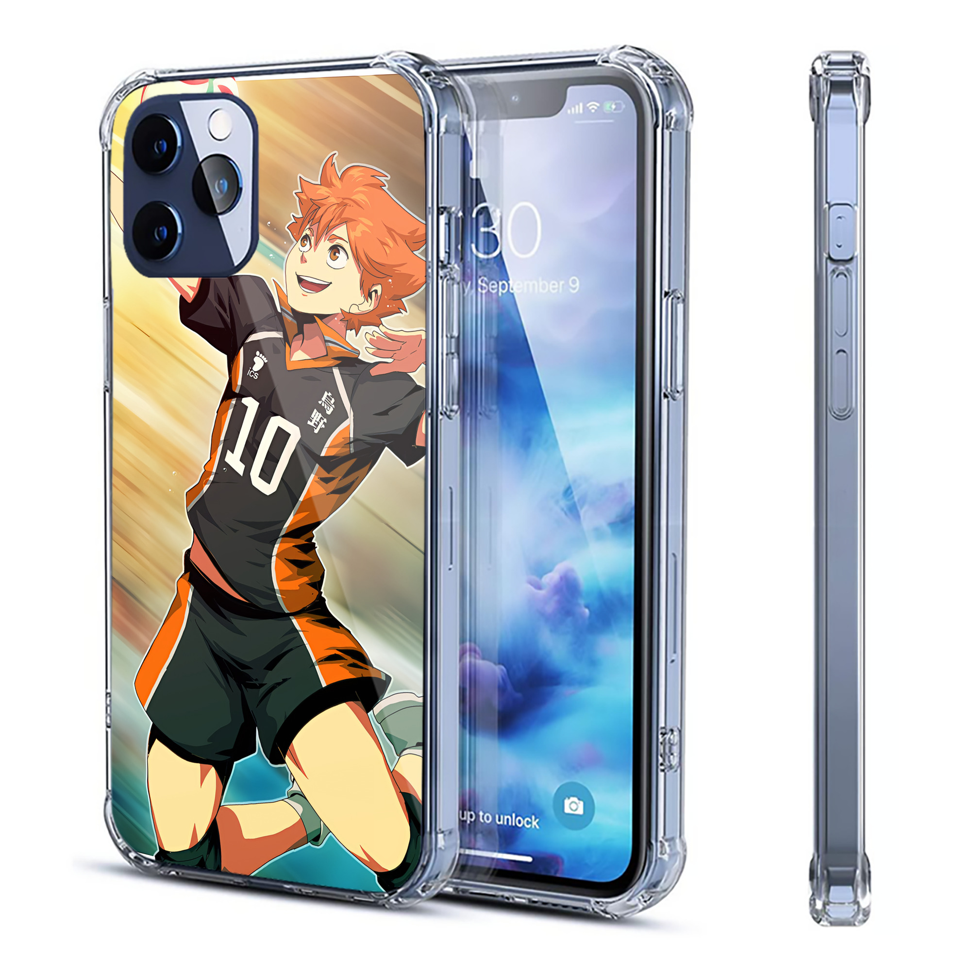 （画像用） ハイキュー!! Haikyu!! 【iPhone 12シリーズ対応】透明スマホケース（クリアソフトケース）